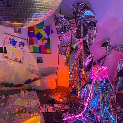Scottie Burgess art installation teaching workshop ritual disco music