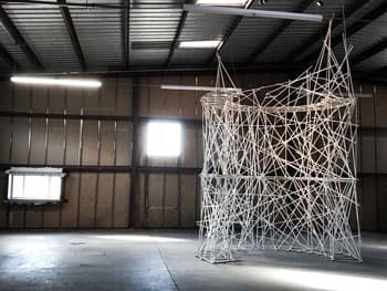 Scottie Burgess industrial primitive sustainable sculpture