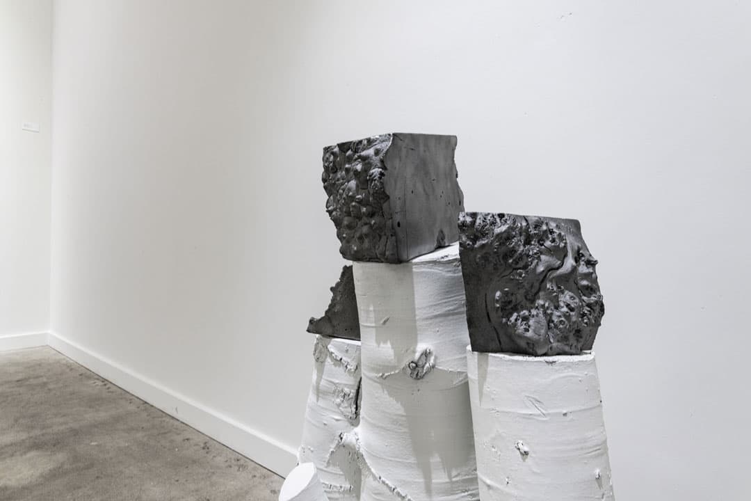 Scottie Burgess cast iron burl sculpture