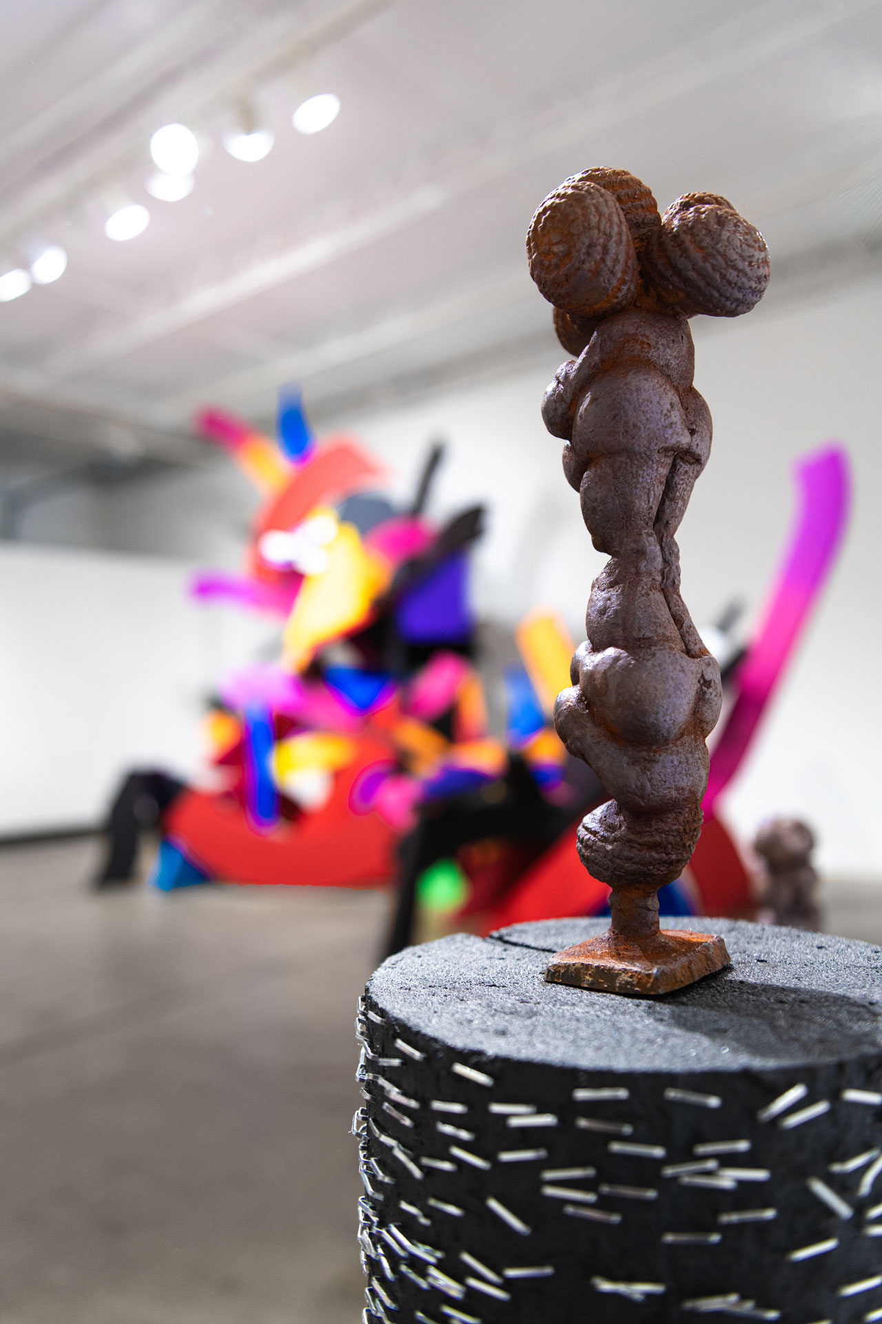 Scottie Burgess installation art sculpture cast iron power object ritual cuttup magick venus of willendorf